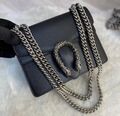 Сумка Gucci Dionysus Mini женский кожа черный 97061
