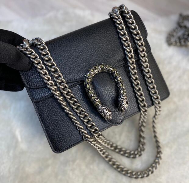 Сумка Gucci Dionysus Mini женский кожа черный 97061