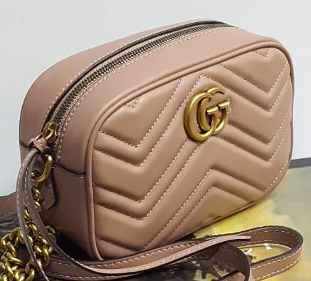 Сумка Gucci Gg Marmont женский кожа бежевый 75157