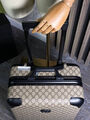 Чемодан Gucci женский канва бежевый 151647-4