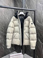 Мужской пуховик Moncler мужской белый 201789-5