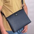 Мужская сумка мессенджер Gucci мужской канва синий 152790-1