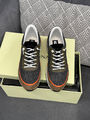 Мужские кроссовки Zegna мужской текстиль графитовый 192068-2