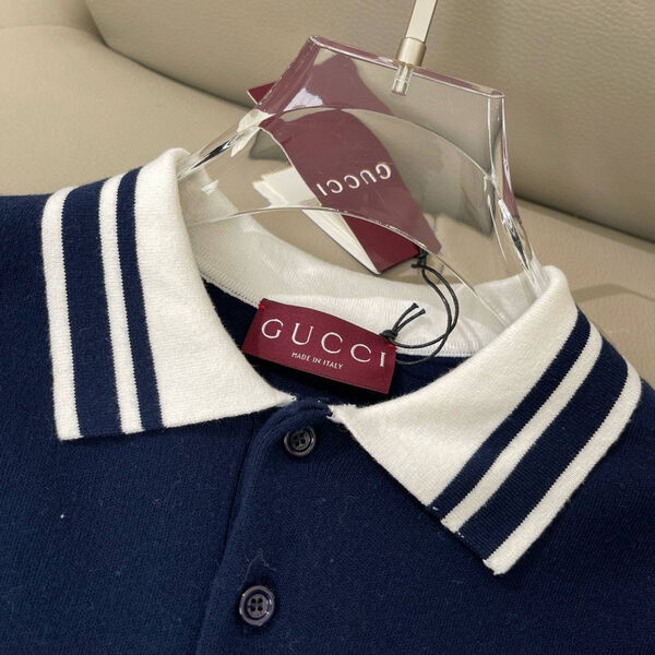 Мужское поло Gucci мужской черный 192758-4