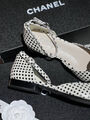 Балетки Chanel женский кожа белый 147788-3
