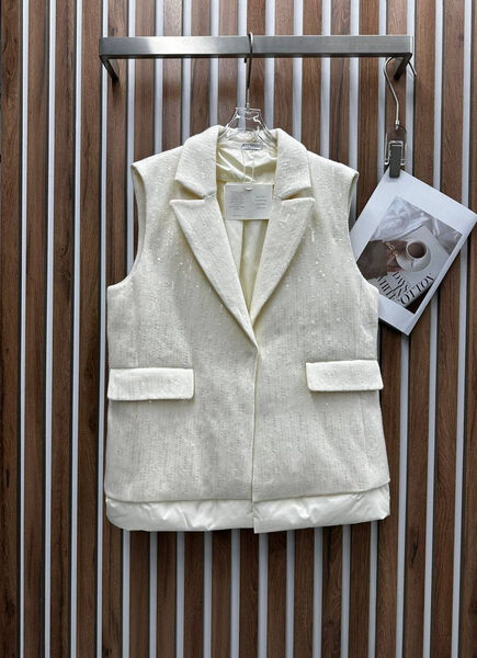 Жилет Loro Piana женский графитовый 164374-3