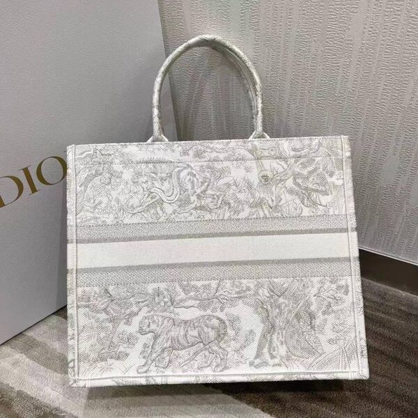 Сумка Christian Dior Book 41 женский текстиль графитовый 74159-2