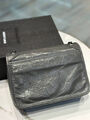 Сумка Saint Laurent Niki Small женский кожа графитовый 160382-4