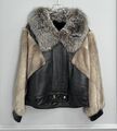 Дубленка Acne Studios женский кожа бежевый 166611-1