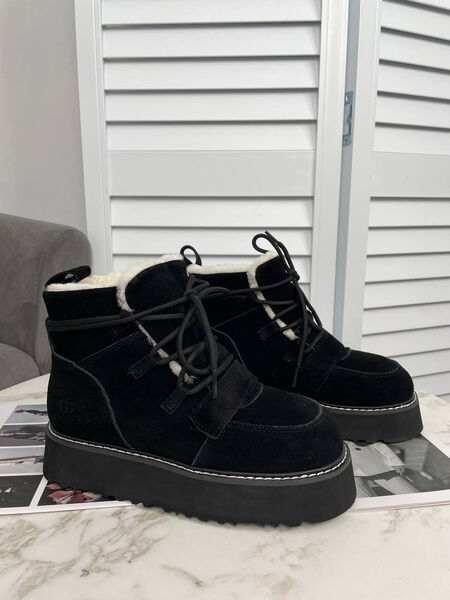 Угги Ugg женский замша черный 129434-2