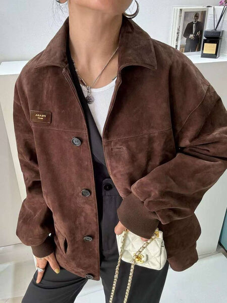 Куртка Prada женский замша 162070-2