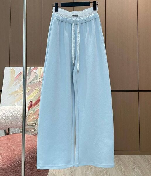 Брюки Miu Miu женский бирюзовый 187771