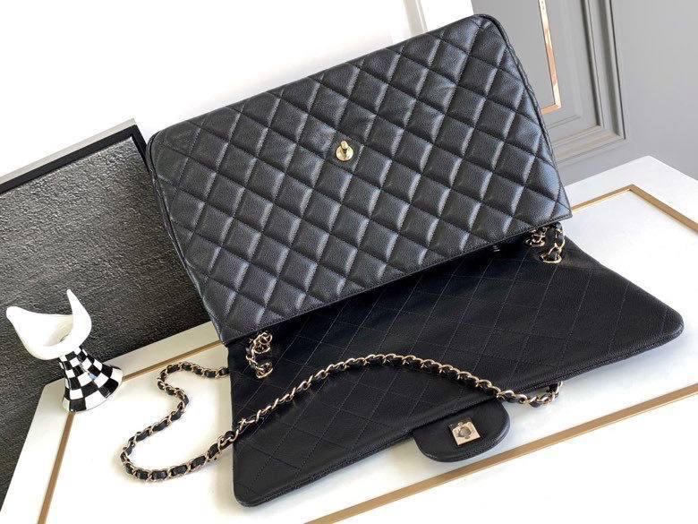 Сумка Chanel 2.55 женский кожа черный 133759-4