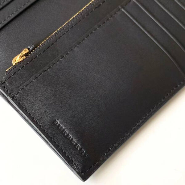 Мужской бумажник Burberry мужской кожа черный 105251-5