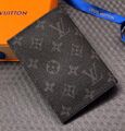 Обложка на паспорт Louis Vuitton женский канва черный 55363