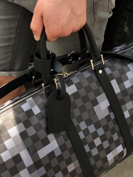 Дорожная сумка Louis Vuitton мужской канва графитовый 19180-4