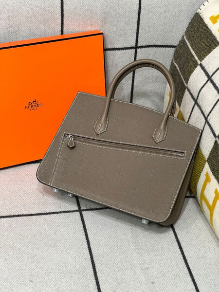 Сумка Hermès Birkin En Desordre женский кожа графитовый 119951-2