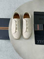 Мужские кеды Zegna мужской замша белый 185802-3