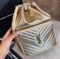 Сумка Saint Laurent женский кожа бежевый 77428-1