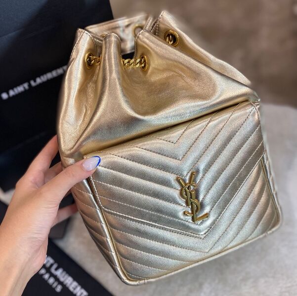 Сумка Saint Laurent женский кожа бежевый 77428