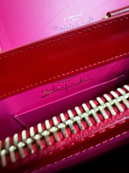 Сумка Schiaparelli женский кожа бордовый 174275-3
