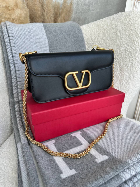Сумка Valentino женский кожа черный 97472-5