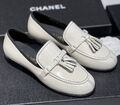 Лоферы Chanel женский кожа белый 146276-1