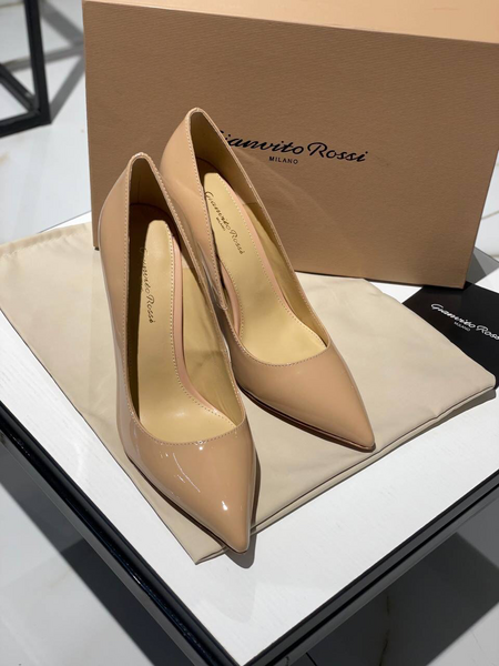 Туфли Gianvito Rossi женский кожа бежевый 80100-2