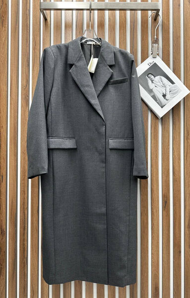 Пальто Brunello Cucinelli женский графитовый 159601-3