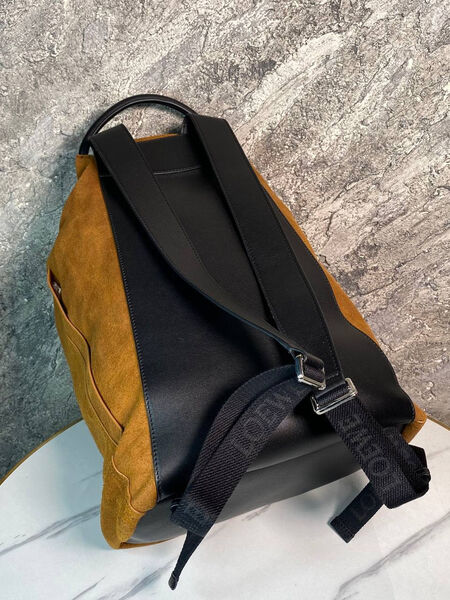 Мужской рюкзак Loewe мужской замша бежевый 169141-3