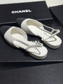 Туфли Chanel женский кожа белый 181880-4