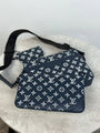 Мужская сумка мессенджер Louis Vuitton Trio мужской кожа синий 153141-4