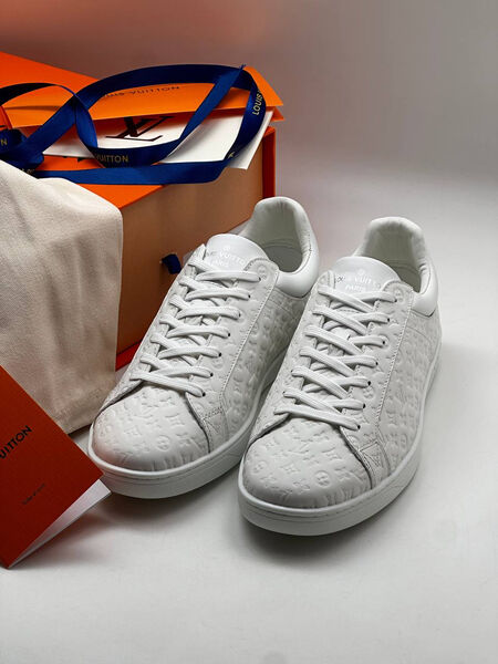 Мужские кеды Louis Vuitton мужской кожа белый 151895-2