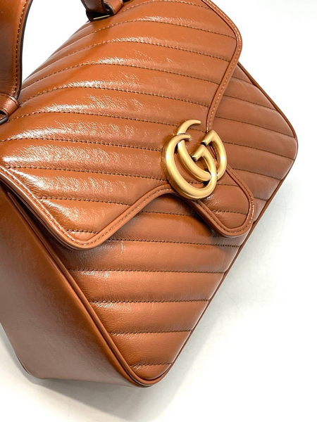 Сумка Gucci женский кожа бежевый 74936-3