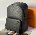 Мужской рюкзак Louis Vuitton мужской кожа swift черный 121190