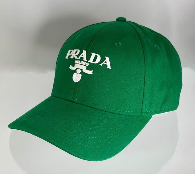 Кепка Prada женский текстиль болотный 109458