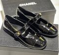 Туфли Chanel женский кожа черный 139578-1