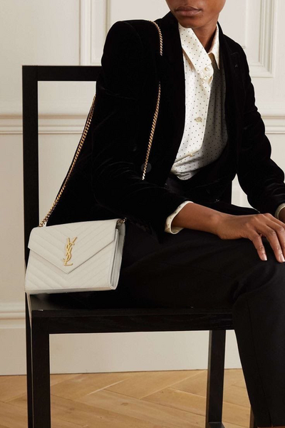 Сумка Saint Laurent женский кожа белый 95171-2
