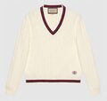 Свитер Gucci женский вязаная ткань белый 174205-1