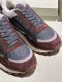 Кроссовки Brunello Cucinelli женский текстиль графитовый 164888-2