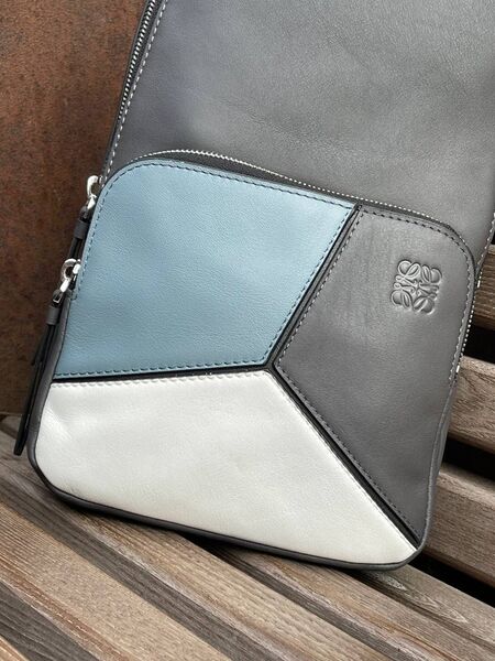 Мужская сумка слинг Loewe мужской кожа черный 42963-4
