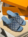Сабо Louis Vuitton женский джинса синий 111053-2
