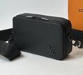 Мужская сумка мессенджер Louis Vuitton мужской кожа черный 154013-1