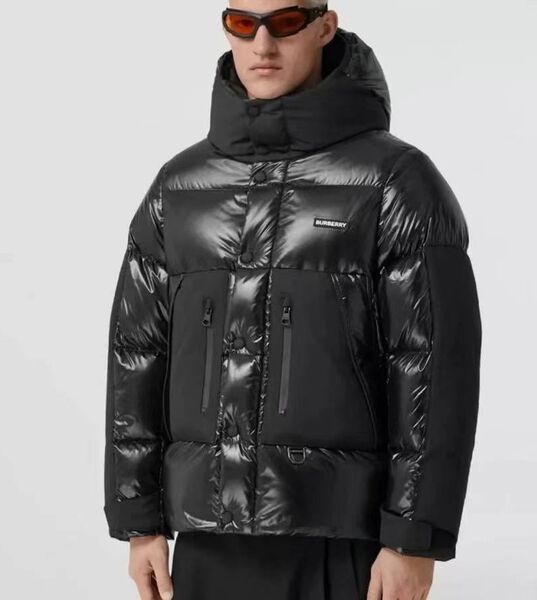 Мужской пуховик Burberry мужской черный 161324