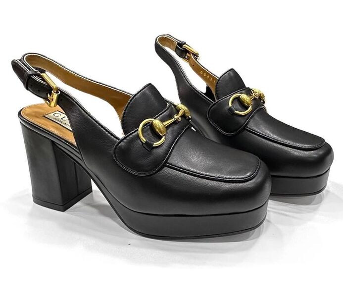 Туфли Gucci женский кожа черный 148263