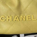 Сумка Chanel 22 женский кожа горчичный 126354-5