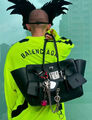 Сумка Balenciaga женский кожа черный 158403-2