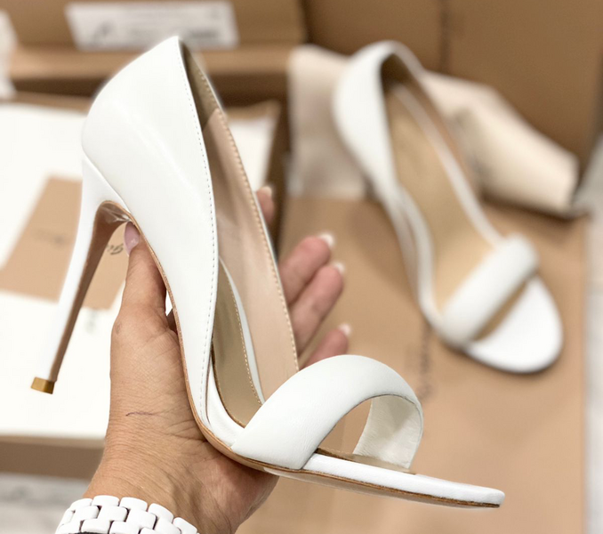 Туфли Gianvito Rossi женский кожа белый 80124