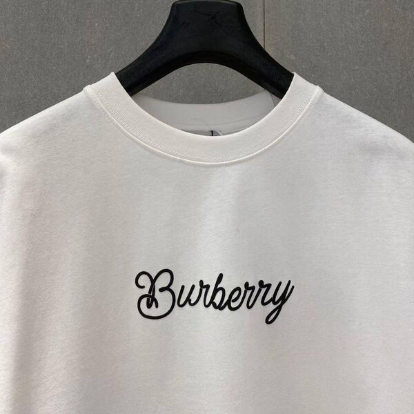 Мужская футболка Burberry мужской белый 180714-4