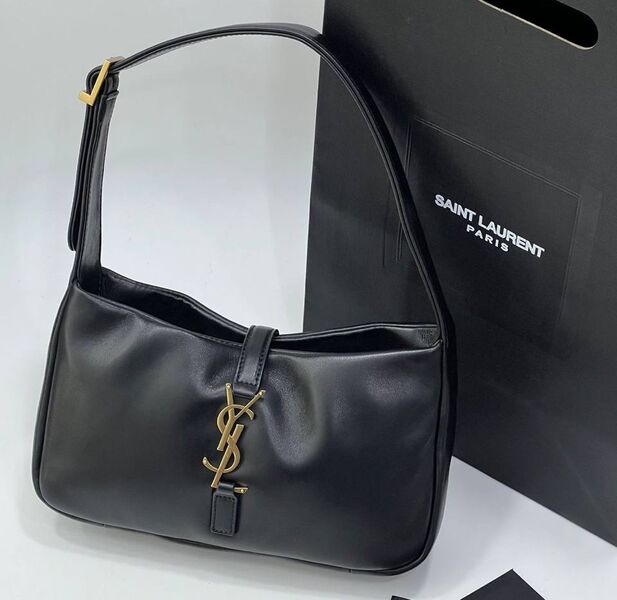 Сумка Saint Laurent женский кожа черный 133760